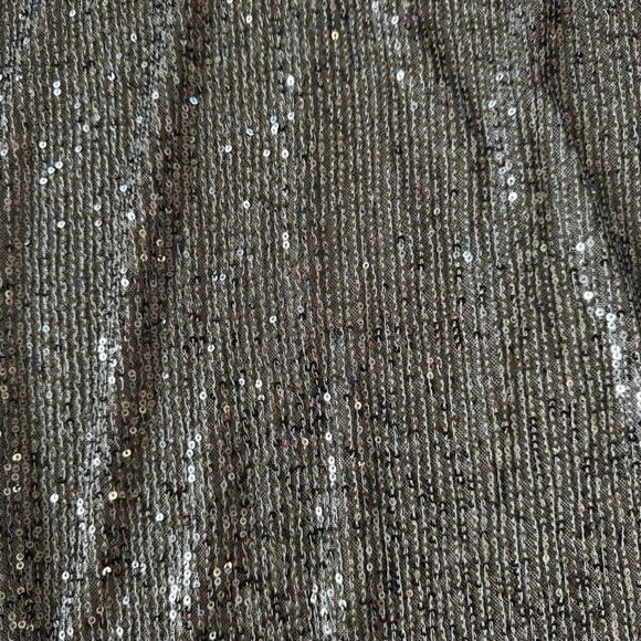 Adrianna Papell NWT Sequin Embellished Pull On Pencil skirt in color lead size S - Picture 3 of 5